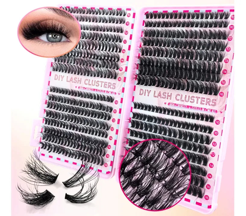 642 Kit Pestañas Maquillaje Diy Extension Mixto 30d 40d 50d