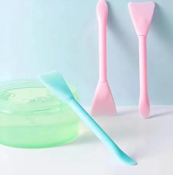 24pz Cepillo Exfoliante Facial Con Espátula Para Mascarillas