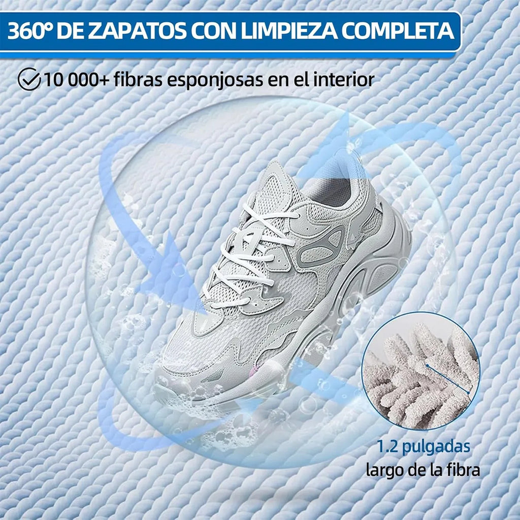 2 Bolsa De Lavado Zapatos,para Lavar Calzado Tennis Lavadora Gris